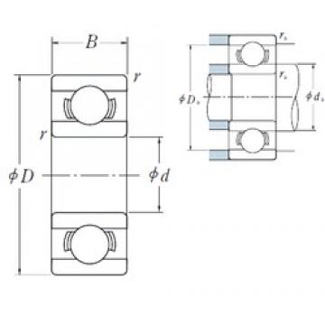3,175 mm x 9,525 mm x 3,967 mm  ISO R2 deep groove ball bearings