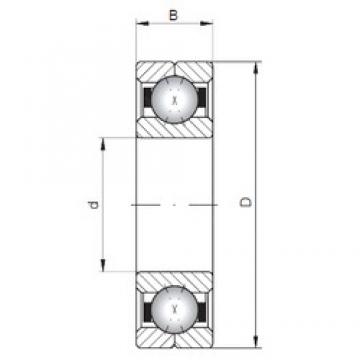 ISO Q1013 angular contact ball bearings