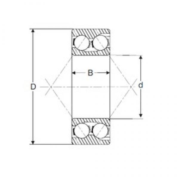 17 mm x 47 mm x 22,2 mm  SIGMA 3303 angular contact ball bearings #1 image