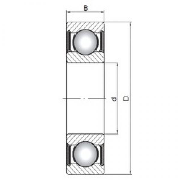 70 mm x 150 mm x 63,5 mm  ISO 63314-2RS deep groove ball bearings #1 image