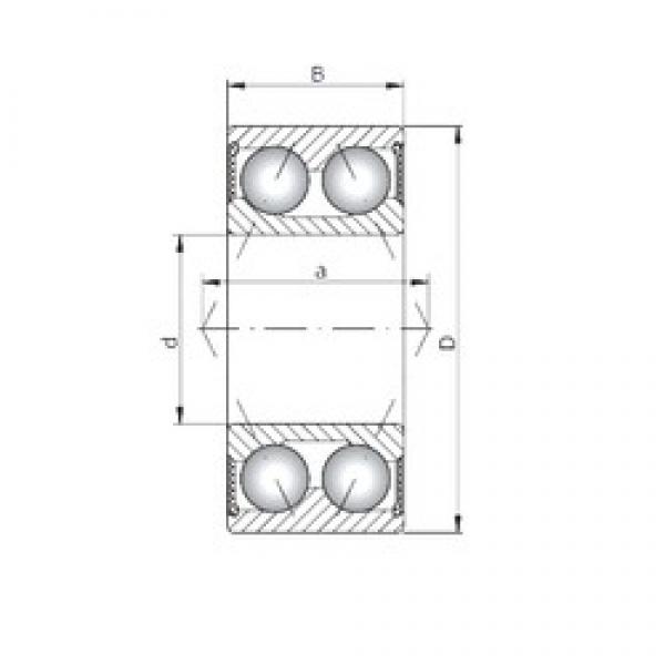 ISO 3303-2RS angular contact ball bearings #1 image