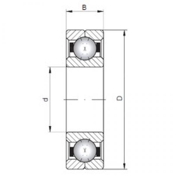ISO Q1013 angular contact ball bearings #1 image